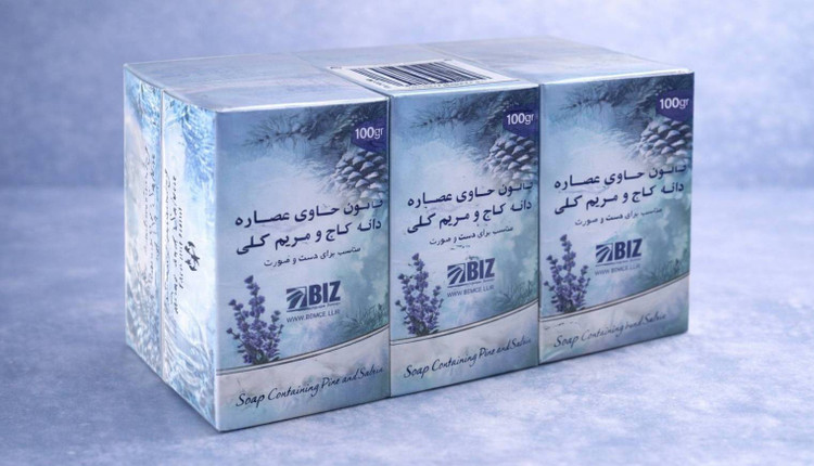 صابون گیاهی کاج و مریمگلی پاکسازی عمیق، شادابی واقعی پوست اورجینال